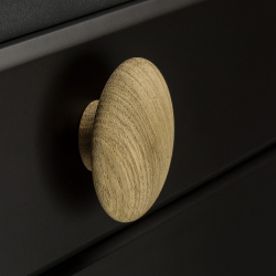 M�belknopf - Eiche - MUSHROOM - 65 mm   