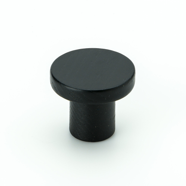 Gałka do mebli - Czarne drewno - Circum - 33 mm