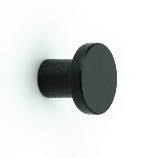 Gałka do mebli - Czarne drewno - Circum - 33 mm