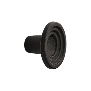 Furnipart - Gałka do mebli  - Czarna - Model Fleur