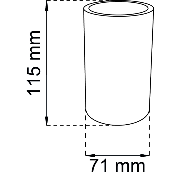 Tooth paste mug - Marble Marmor