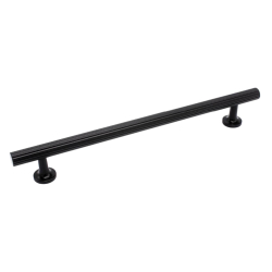 M�belhandtag - Matt svart - Modell Portland - cc192 mm