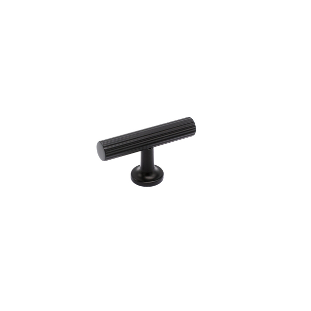 M�belknopf T-Bar - Mattes Schwarz - Modell Portland