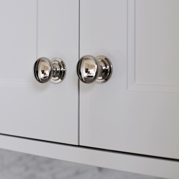 M�belknop MYNTA - Poleret nikkel - 32 mm