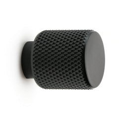 M�belknopf - Mattschwarz - HELIX - 20x25 mm