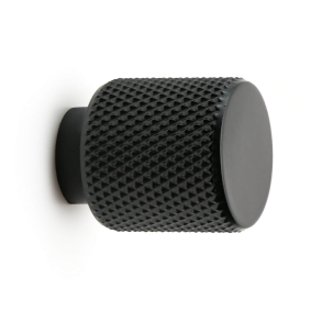 M�belknopp - Matt svart - HELIX - 20x25 mm