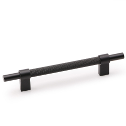 M�belgriff - Mattschwarz - Modell PITCH - CC 128 mm