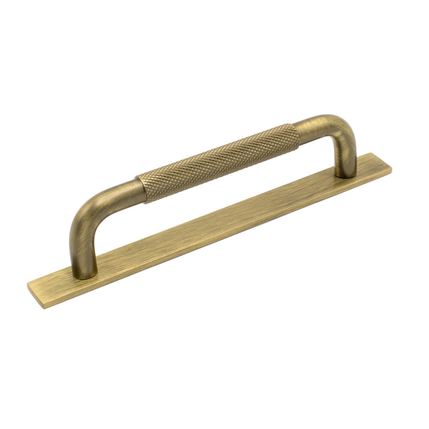 M�belhandtag - Brons - HELIX med l�ngskylt - cc 128 mm