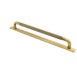 M�belhandtag - Brons - HELIX med l�ngskylt - cc 224 mm
