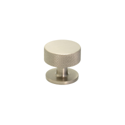Gałka do mebli - Stal szczotkowana - Crest - 32 mm x 28 mm