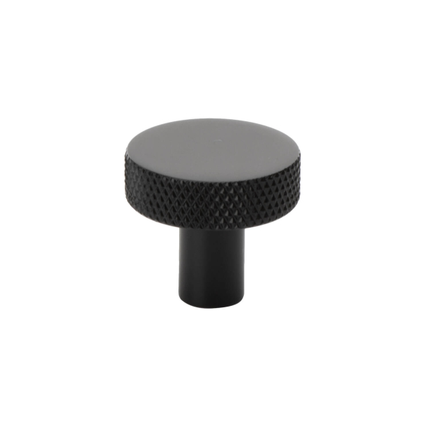 M�belknop FLAT - Mat sort - 26 mm