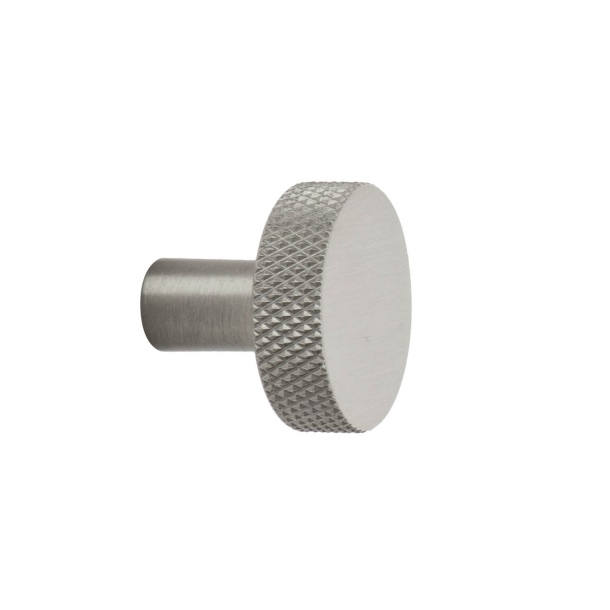 M�belknopf FLAT - Edelstahl geb�rstet look - 26 mm