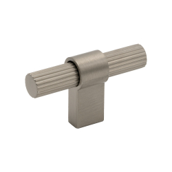Uchwyt meblowy w kształcie litery T - Beslag Design - Stal nierdzewna - Model Helix Stripe
