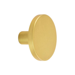 Gałka do mebli  - Mosiądz szczotkowany - COMO BIG - 41 x 25 mm