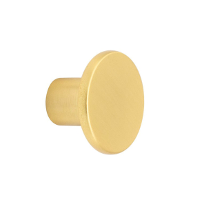 M�belknopf - Messing geb�rstet - COMO - 26 x 18 mm