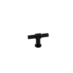 M�belknopf T-Bar - Mattes Schwarz - Modell T-Type