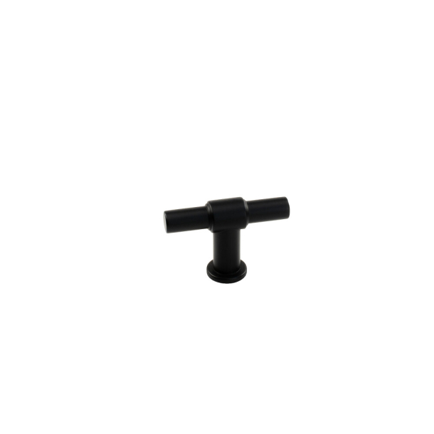 M�belknopf T-Bar - Mattes Schwarz - Modell T-Type