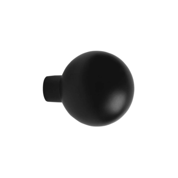 Beslag Design M�belknopf - Mattes Schwarz - 28 x 33 mm