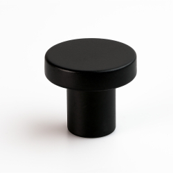 Beslag Design Gałka do mebli  - Matowa czerń - 25 x 28 mm