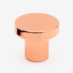 Beslag Design Gałka do mebli  - Polerowana miedź - 25 x 28 mm