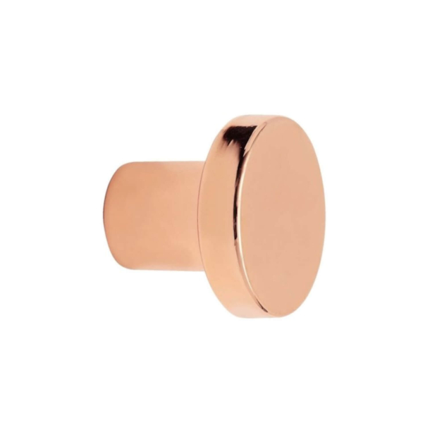 Beslag Design Gałka do mebli  - Polerowana miedź - 25 x 28 mm