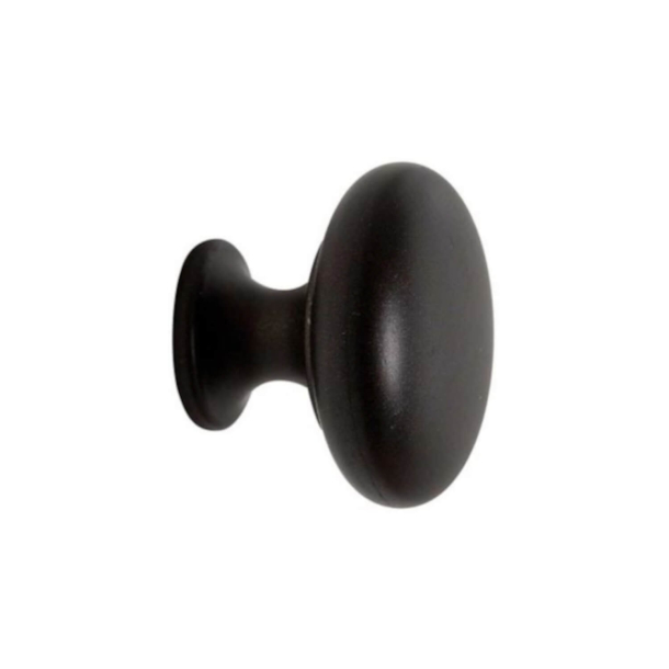 Beslag Design - Gałka do mebli  - Antyczna czerń - Model Duke - 32 x 26 mm