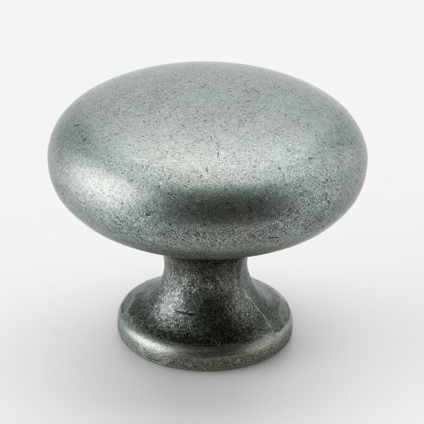 M�belknopp - Beslag Design - Antik tenn - Modell Duke - 32 x 26 mm