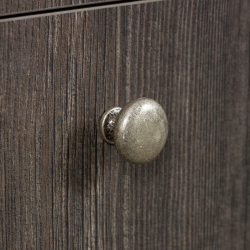 M�belknopp - Beslag Design - Antik tenn - Modell Duke - 32 x 26 mm