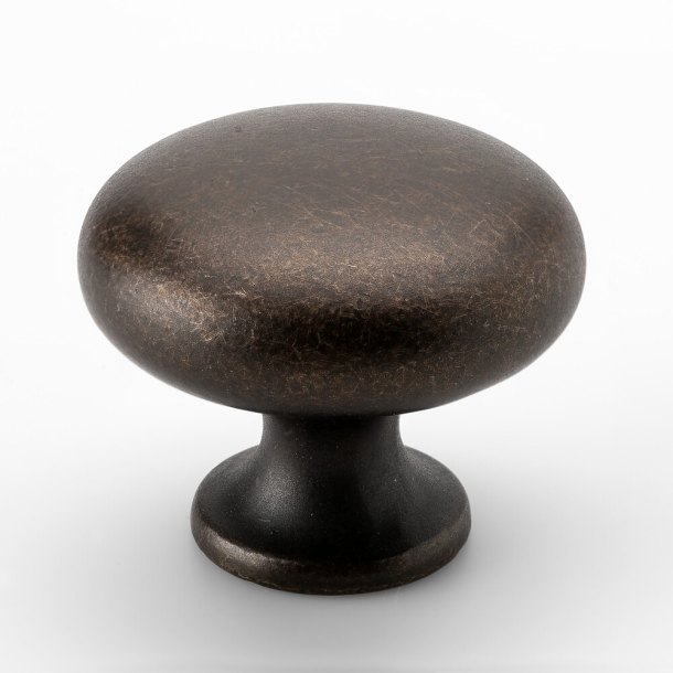 M�belknop - Beslag Design - Antik messing - Model Duke - 32 x 26 mm