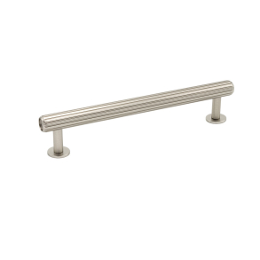 M�belgriff - Geb�rstetes Stahl - Modell Rille - 190 mm