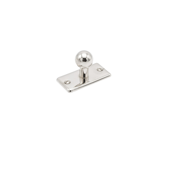 M�belknopf - Nickel poliert - Beslag Design Modell 5320 - 25x50 mm