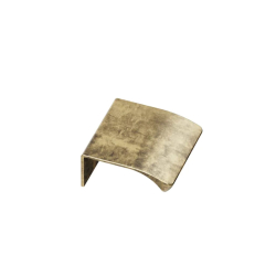 Furnipart M�belgreb - Antik messing - Model EDGE STRAIGHT - 40 mm