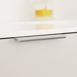 Furnipart Uchwyty meblowe - Błyszczący anodowany - Model EDGE STRAIGHT - 200 mm