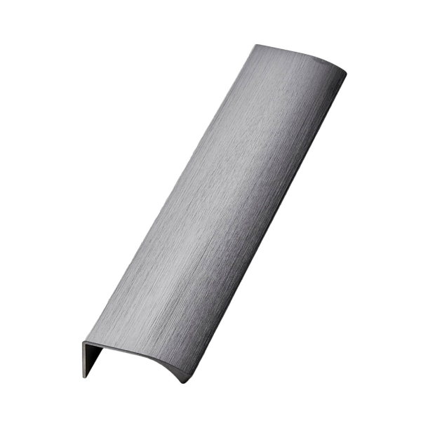Furnipart M�belgreb - B�rstet antracit - Model EDGE STRAIGHT - 200 mm