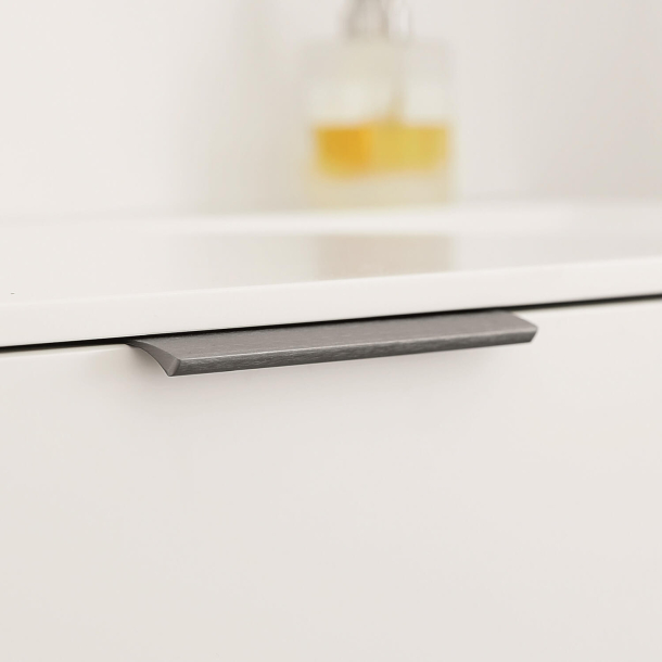 Furnipart M�belgreb - B�rstet antracit - Model EDGE STRAIGHT - 200 mm