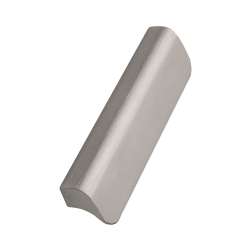 Furnipart M�belgriff - Geb�rsteter Edelstahl - Modell Fall - cc 128 mm