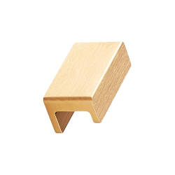 Furnipart M�belknopf - Geb�rstetes Messing - Modell Station