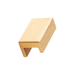 Furnipart M�belknopf - Geb�rstetes Messing - Modell Station