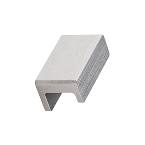 Furnipart M�belknopf - Geb�rsteter Edelstahl - Modell Station