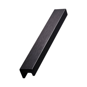 M�belhandtag - Furnipart - Borstad matt svart - Modell Station - cc 160 mm