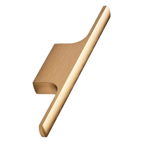 Furnipart M�belgriff - Geb�rstetes Messing - Modell Tau Knob