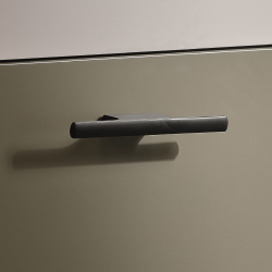 M�belhandtag - Furnipart - Matt svart - Modell Tau Knob