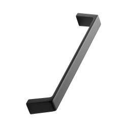 Furnipart Uchwyty meblowe - Czarny - Model Seam 160 mm