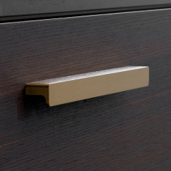 Furnipart Uchwyty meblowe - Mosiądz szczotkowany - Model Elan 200 mm