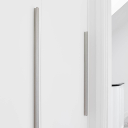 Furnipart M�belgreb - B�rstet st�l - Model Elan 600 mm