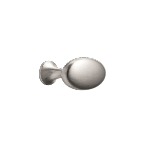 Furnipart M�belknopf - Geb�rsteter Edelstahl - Modell Oval SImple