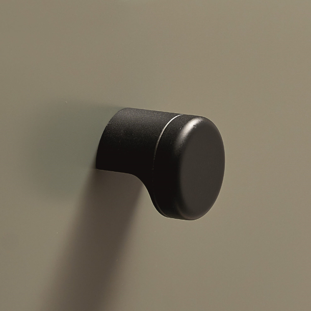 M�belknopp - Furnipart - Matt svart - Modell Point