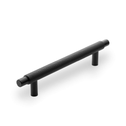 M�belhandtag - Furnipart - Matt svart - Modell Modell MANOR - cc128 mm