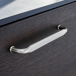 Furnipart M�belgreb - B�rstet St�l - Model Gate 172 mm