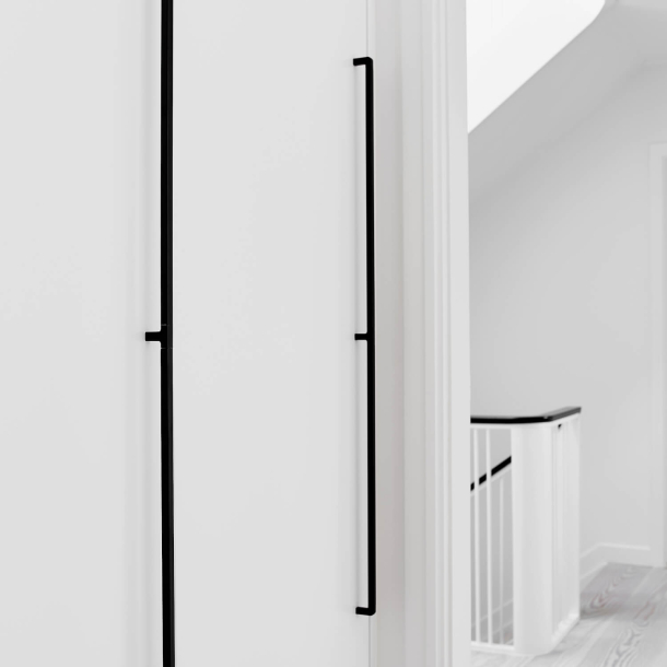 Furnipart Uchwyty meblowe - Czarny - Model Mango L - 1100 mm